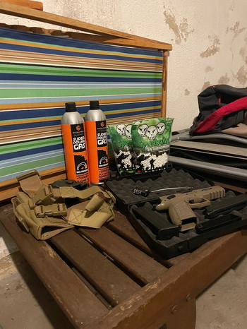 Afbeelding 2 van CZ-P09 Duty Polymer Version GBB 6mm BB Flat Dark Earth