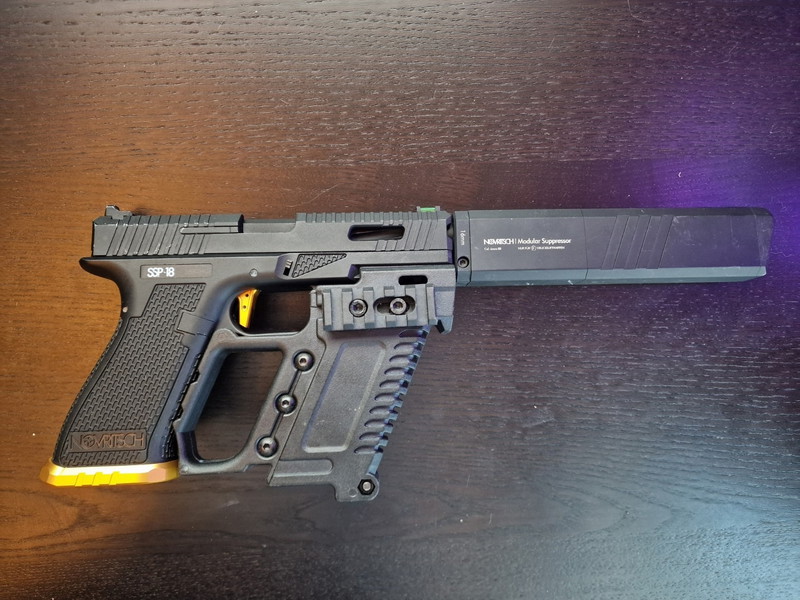 Afbeelding 1 van SSP18 (kriss vector at home) HPA-ready evt inclusief gas drum mag