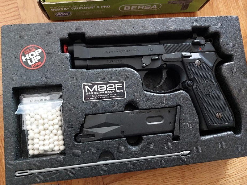 Image 1 for Brand New M92F Military Black Tokyo Marui Gaz