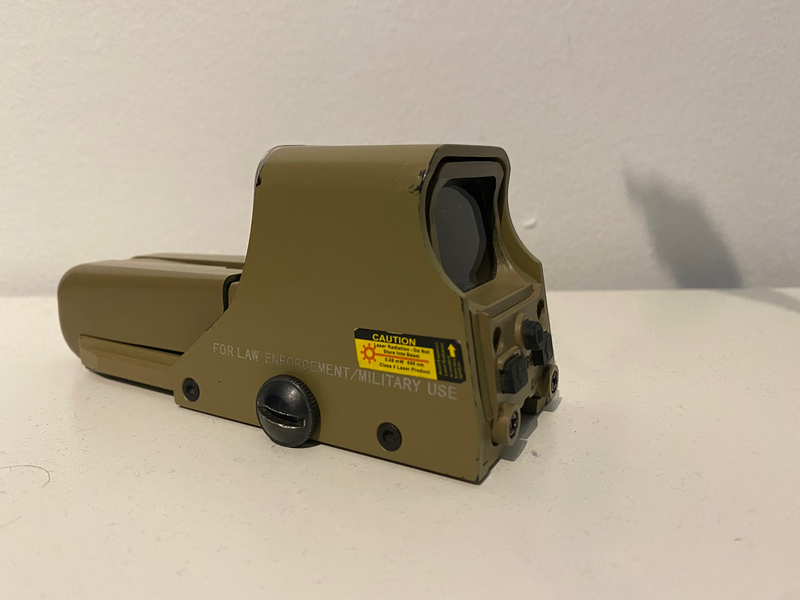 Afbeelding 1 van Holosight tan, incl protector plate.