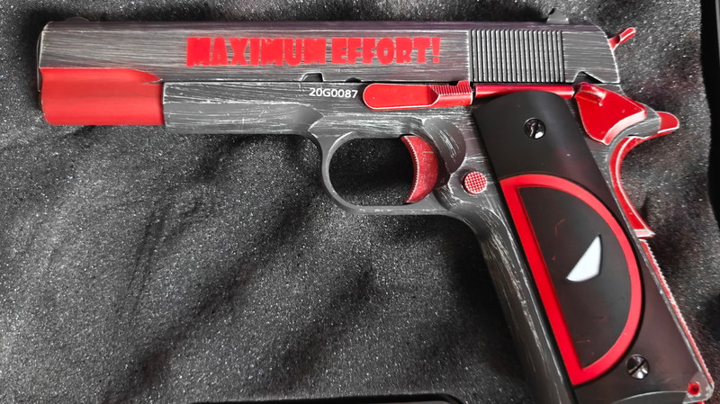 Bild 1 für Armorer Works 1911 Deadpool GGB pistol