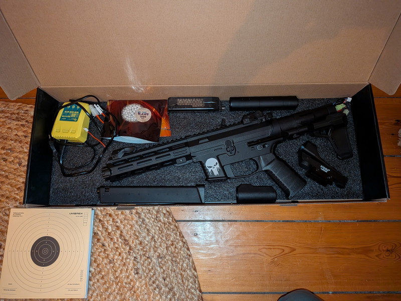 Image 1 for SMG WE01A M-Lok (Well) Neuwertig + Zubehör