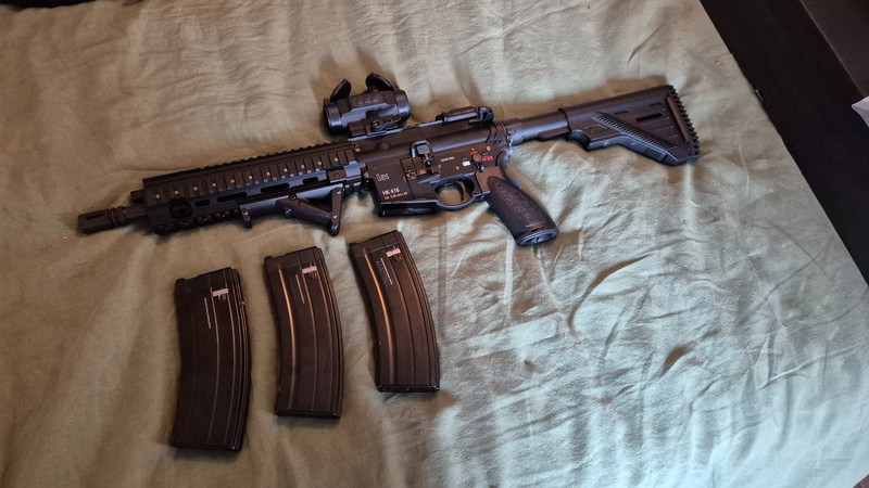 Imagen 1 de HK416 A5 GBB Black met accs.