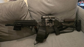 Bild 5 für Saiga-12K (T.Marui) CNC 6061 Aluminium Z style Handguard + rails