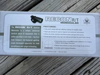 Imagen 4 de Vortex Recon R/T 15x50 Monokular mit Mil Absehen OVP