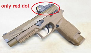 Imagen 3 de SIG AIR Red Dot für sig Sauer P320 Army Version M17 M18