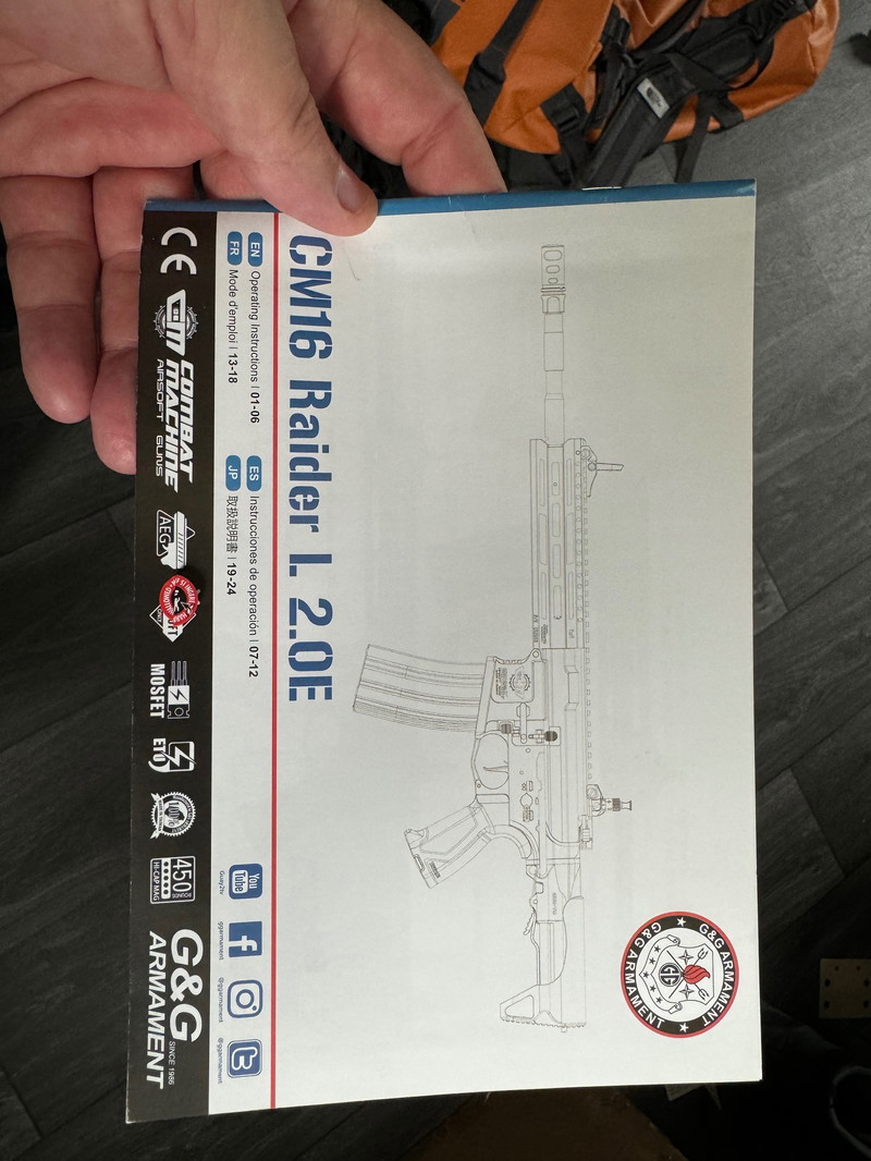 Afbeelding 1 van G&G CM16 Raider 2.0 Long