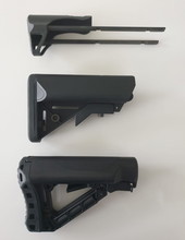 Afbeelding van 3 stocks en 3 holsters