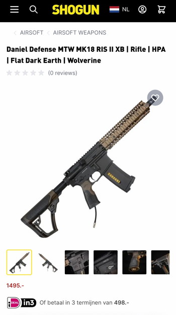 Image 6 for MTW MK18 HPA complete set