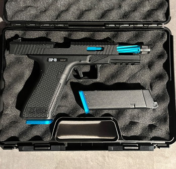 Bild 6 für Airsoft Bundle: SSG96 Sniper + SSP18 GBB Pistole | Viel Zubehör | Top Zustand