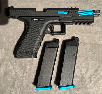 Bild 7 für Airsoft Bundle: SSG96 Sniper + SSP18 GBB Pistole | Viel Zubehör | Top Zustand