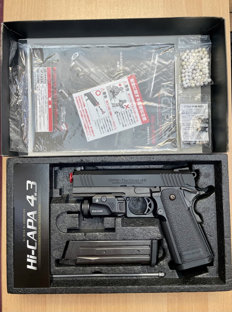 Bild 1 für Tokyo Marui Hi-Capa 4.3 GBB + accessories
