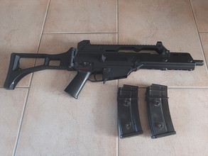 Afbeelding van Airsoft G36C en 2 hi-cap magazine