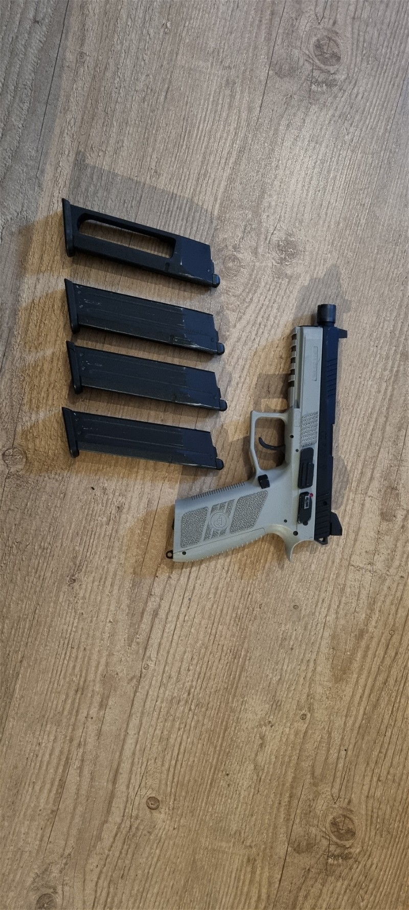 Image 1 for ASG CZ P-09 met 4 mags