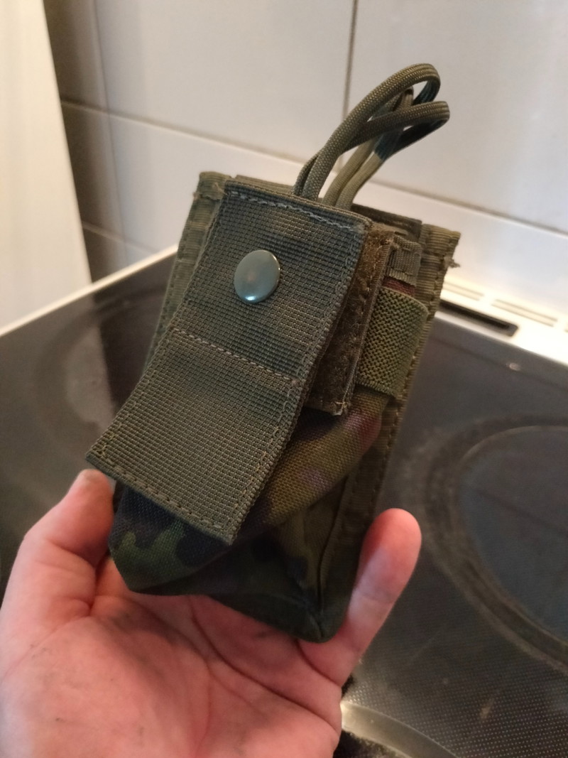 Image 1 for Grote walkie radio porto pouch voor je communicatie met molle