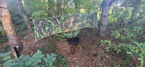 Image for Pak It Lite F.O.B (Fixed Opperating Bivy): 4 Season Camp Hammock Hangmat ( M81 Woodland)