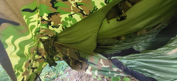 Image 4 for Pak It Lite F.O.B (Fixed Opperating Bivy): 4 Season Camp Hammock Hangmat ( M81 Woodland)