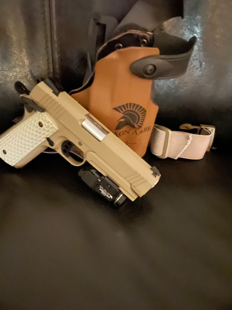 Image 1 pour TM dessert warrior, holster en streamlight