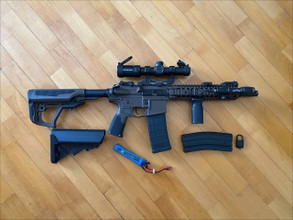 Afbeelding van ICS Daniel Defense mk18 s3, never used in a game. 0.90 joule, completely stock