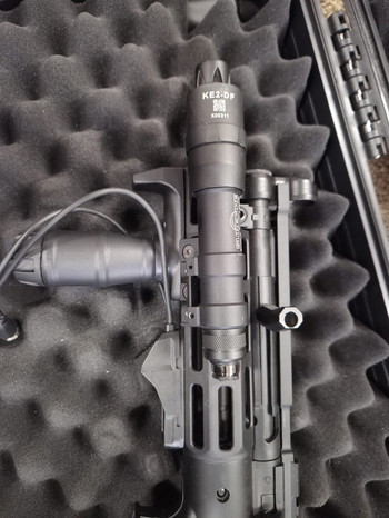 Image 5 pour MP5 CM.041G Upgraded Version + Weaponcase, Drum Mag, Flashlight & Laser, Slechts 1 Game Gebruikt !Zo Goed Als Nieuw!