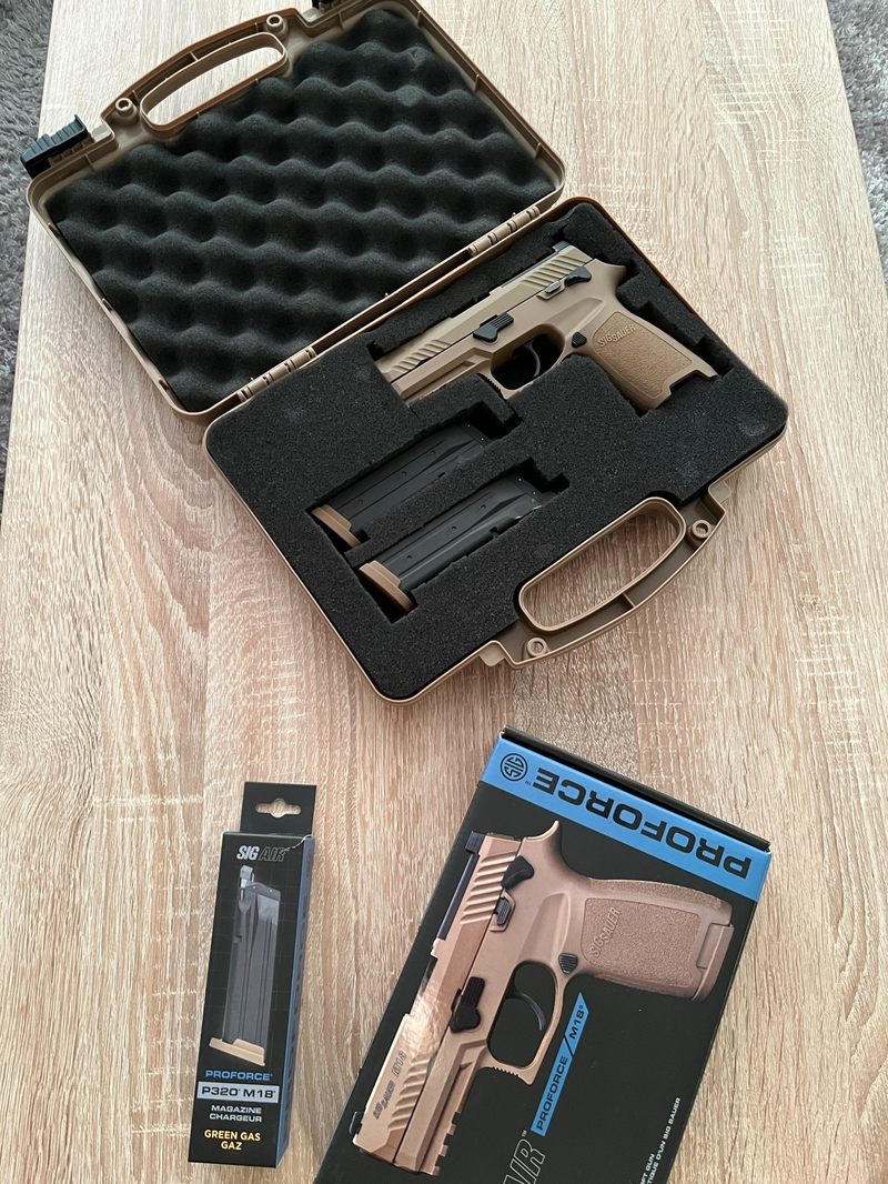 Bild 1 für Sig Sauer Proforce P320 M18 incl extra mag en koffer