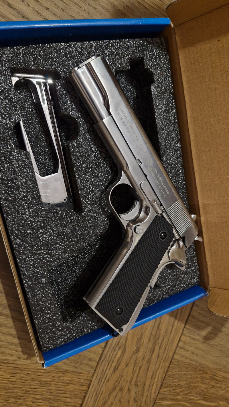 Image 1 for Cybergun Coltb1911 Silver