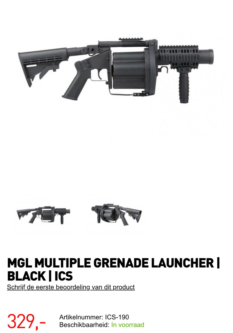 Image 1 for Splinternieuwe GRENADE LAUNCHER