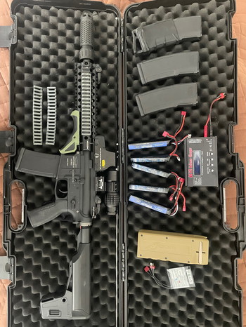 Image 3 for Komplettpaket: Elektrogewehr CM4 Centurion Arms Blowback schwarz PTS (PTS-ERG)