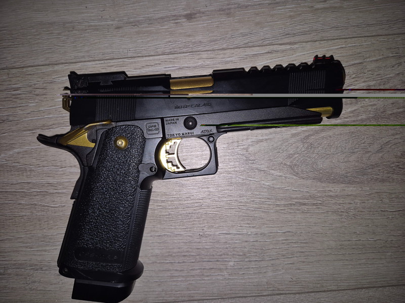 Afbeelding 1 van TOKYO MARUI Hi-Capa 5.1 Gold Match Gas Blowback.