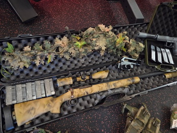 Image 2 for Complete sniper kit - SSG24, SSX23, Ghillie hood, warrior belt