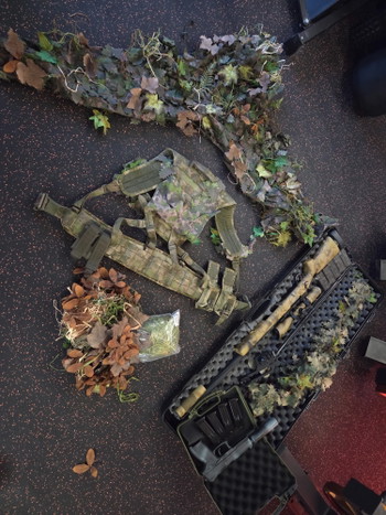Image 3 for Complete sniper kit - SSG24, SSX23, Ghillie hood, warrior belt