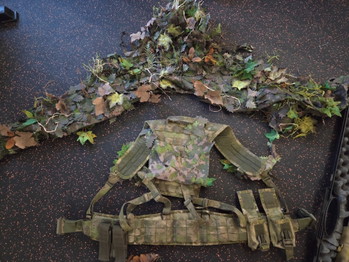 Image 4 for Complete sniper kit - SSG24, SSX23, Ghillie hood, warrior belt