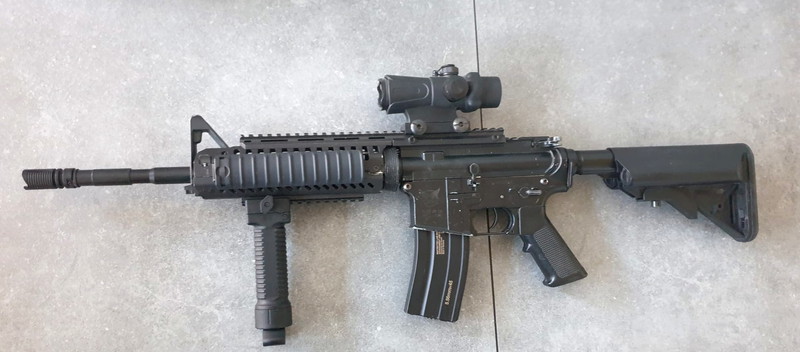 Imagen 1 de Full Metal MK16 + upgrades + red dot en TB1 (umarex)
