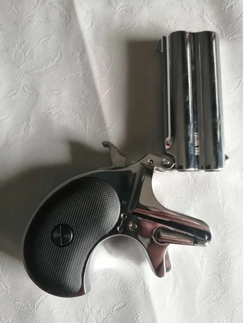 Image 3 pour Derringer gaspowered 6 mm BB...  te koop als nieuw