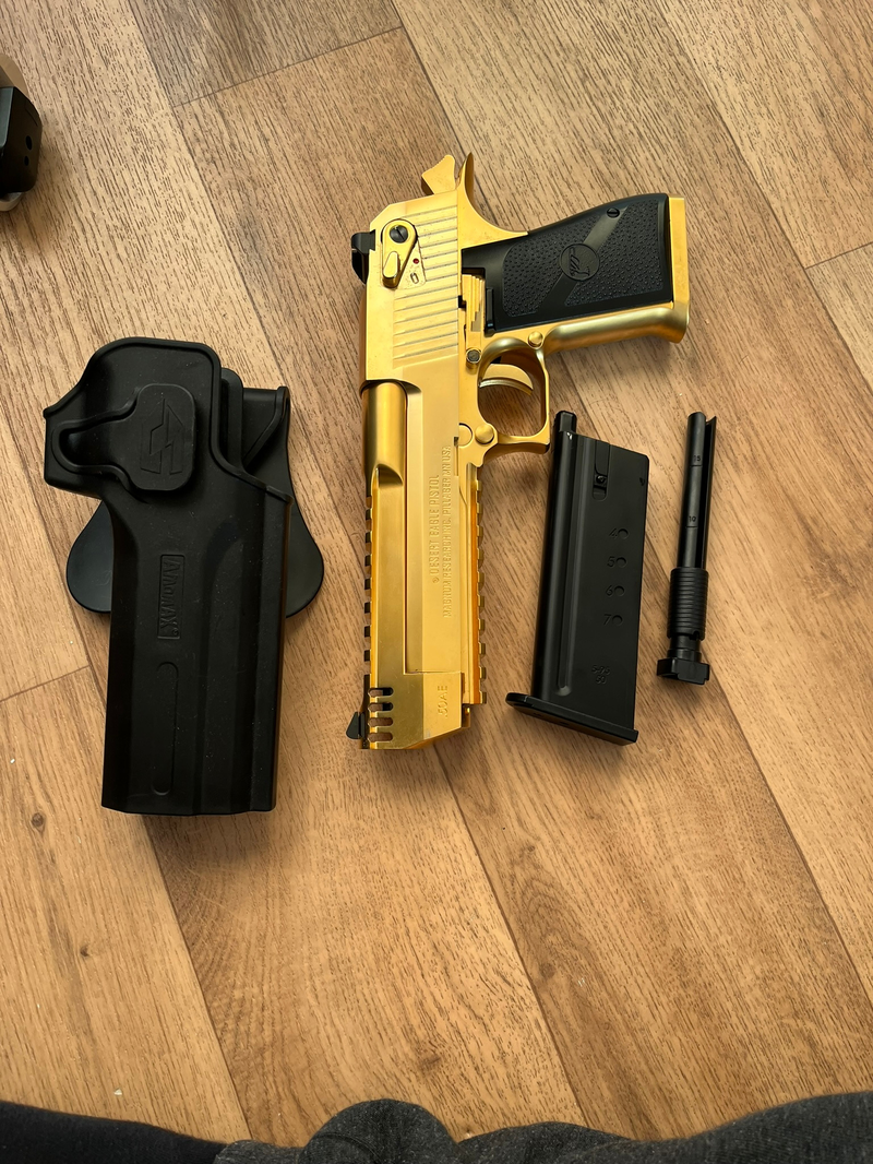 Image 1 pour Cybergun / WE Golden Desert Eagle