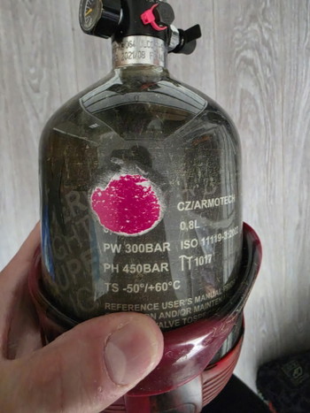 Imagen 3 de 0.8 Liter 300 Bar tank speedsoft