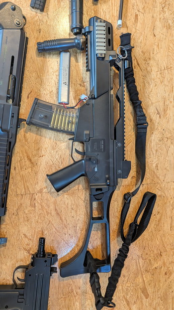 Imagen 2 de Gebrauchte airsoft waffen set G36 shotgun pistole