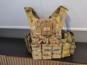 Image 2 pour Kleding/Platecarrier/Helm set multicam incl. tas