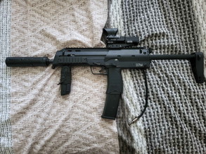 Afbeelding van Custom-Built Airsoft MP7 HPA with Polarstar F2 Ruilen mag ook!