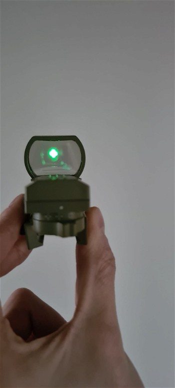 Image 2 pour aim-O 552 holo red dot scope + aim-O Aim-o Black KILLFLASH, AAP-01 Charging Ring black, MINI GRENADE LAUNCHER | HFC en Tactical Open Reflex Sight - Tan JS tactical