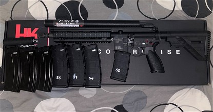 Afbeelding van HK416A5 GBB GEN3 + 7 MAGZ + TNT(upgrade)
