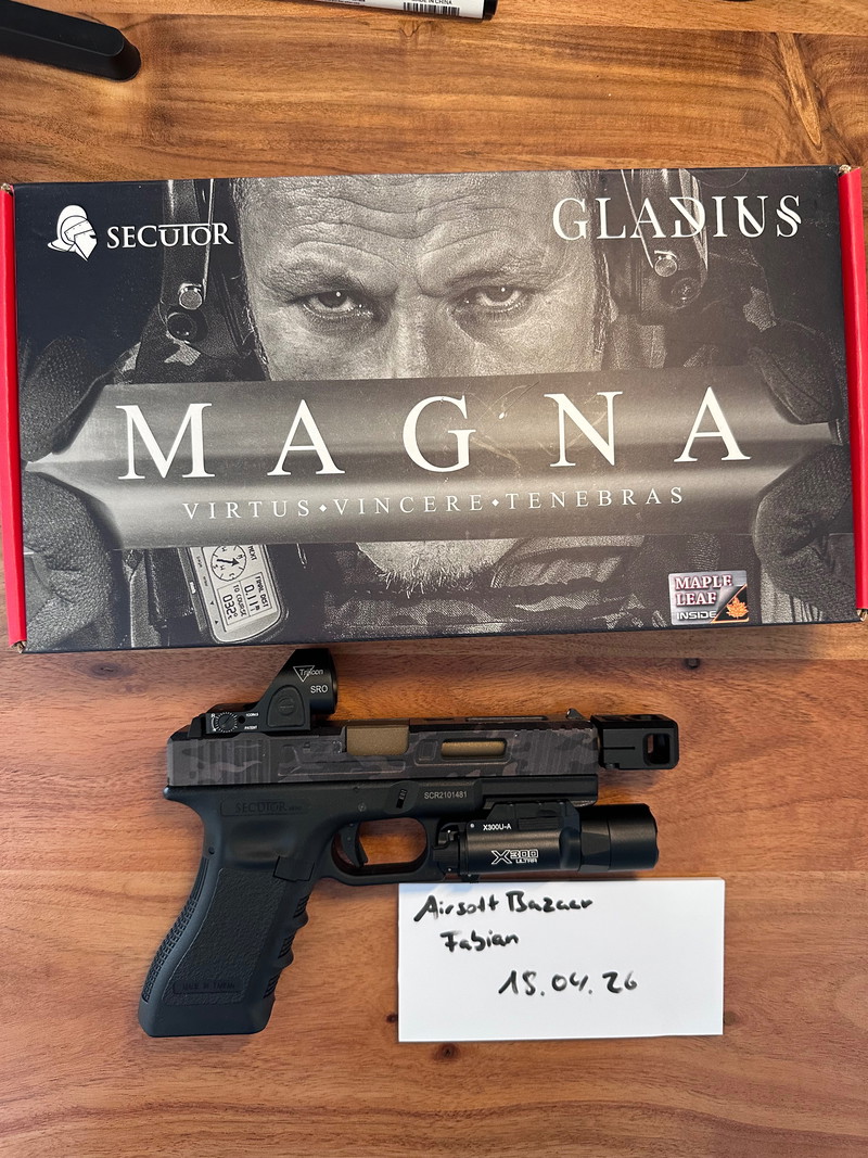 Imagen 1 de Secutor Gladius Magna VI Custom GBB Pistole, Multicam Black