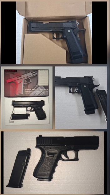 Afbeelding 3 van Groot airsoft lot met FN Minimi - SCAR, FNC, pistolen, munitie en gear