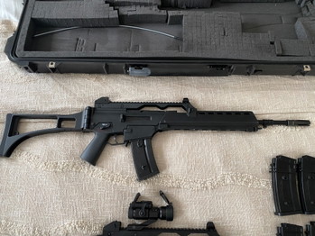 Imagen 3 de complete airsoft g36 set - 2replicas 11 mags. hardcase en onderdelen