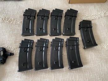 Imagen 5 de complete airsoft g36 set - 2replicas 11 mags. hardcase en onderdelen