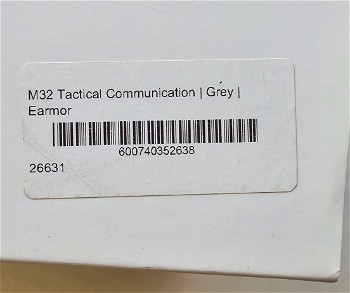 Afbeelding 2 van M32 TACTICAL COMMUNICATION | GREY | EARMOR