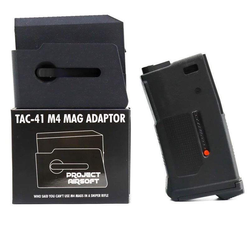 Image 1 for Project Airsoft TAC-41 to M4 Magazine Adaptor - TAN