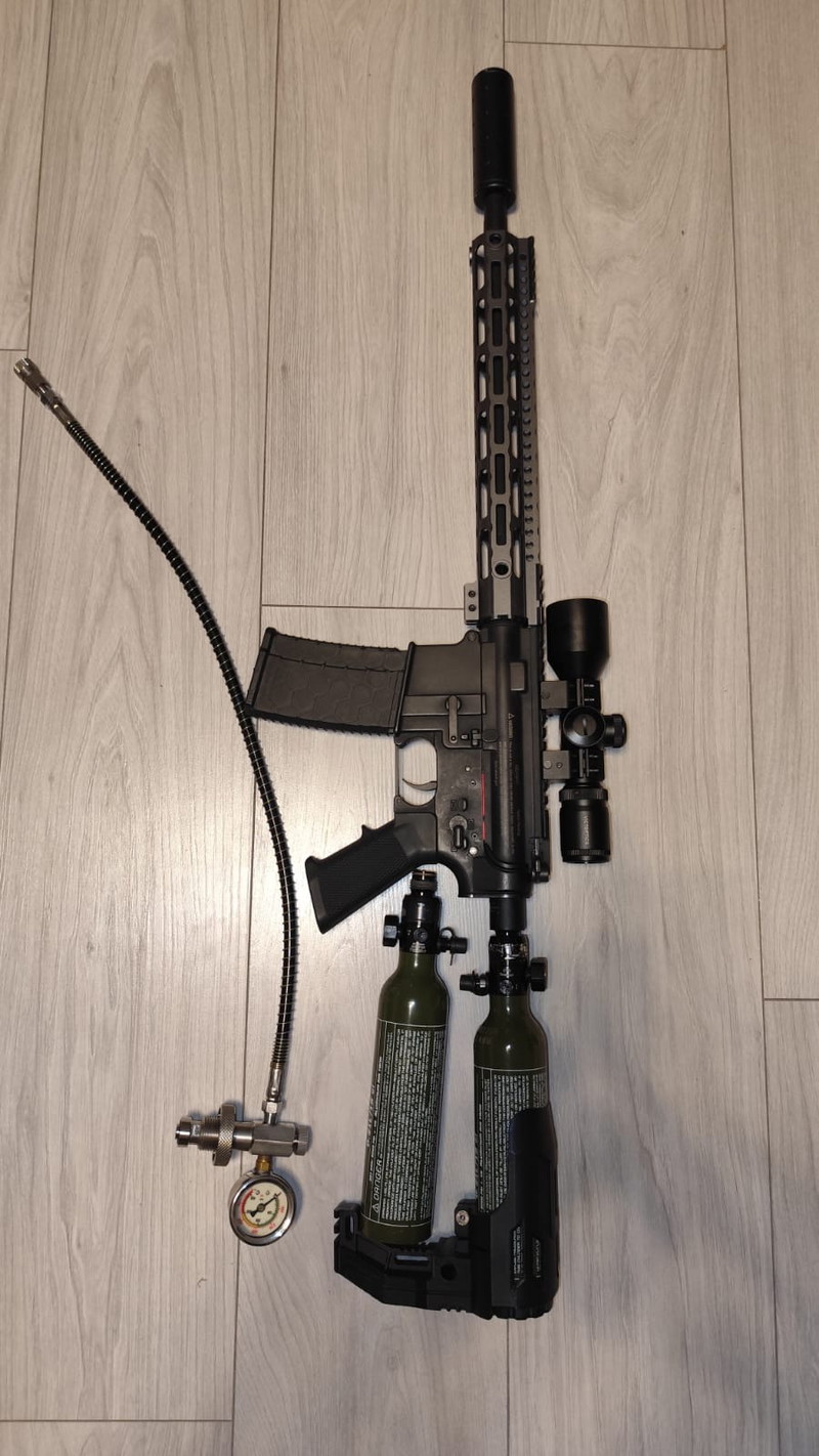 Imagen 1 de Valken AR-1 HPA First Strike DMR Midwest industries full hpa set