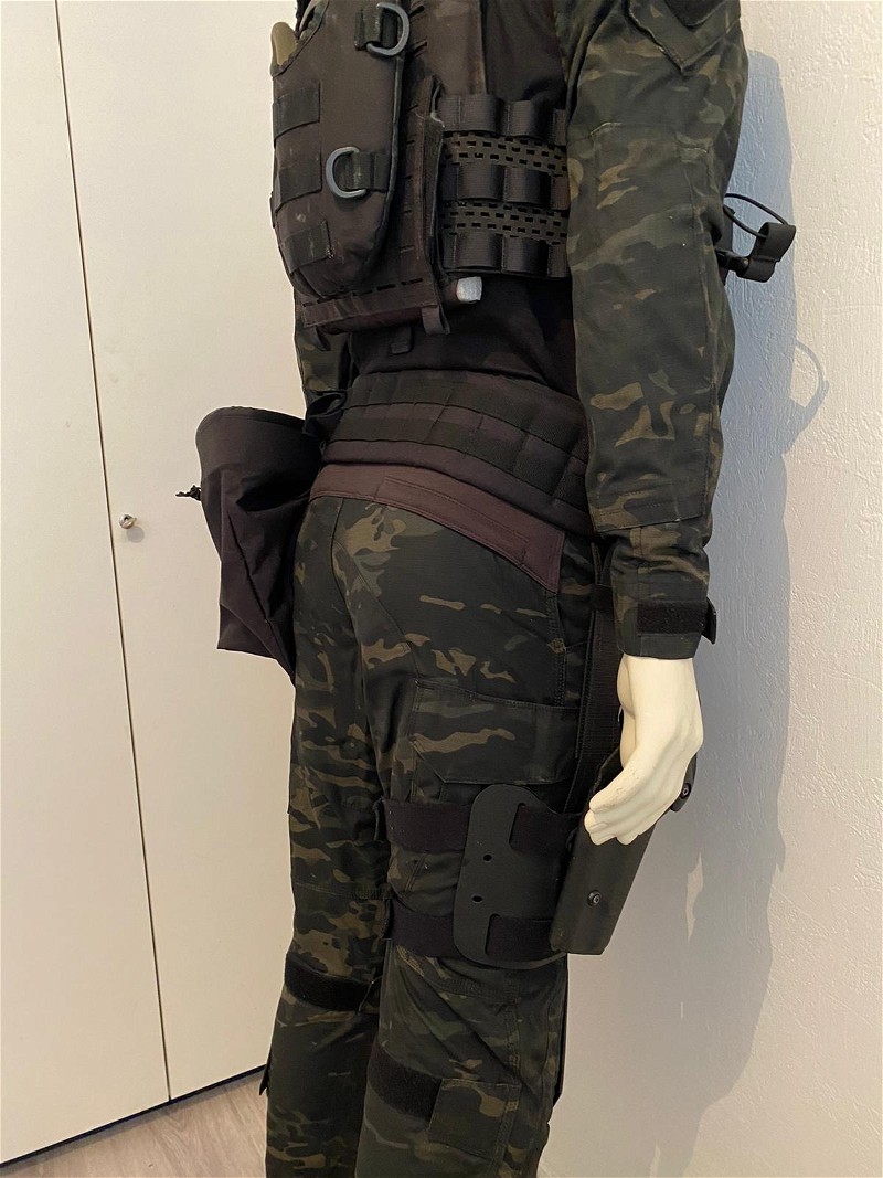 Image 1 for Black camo uniform