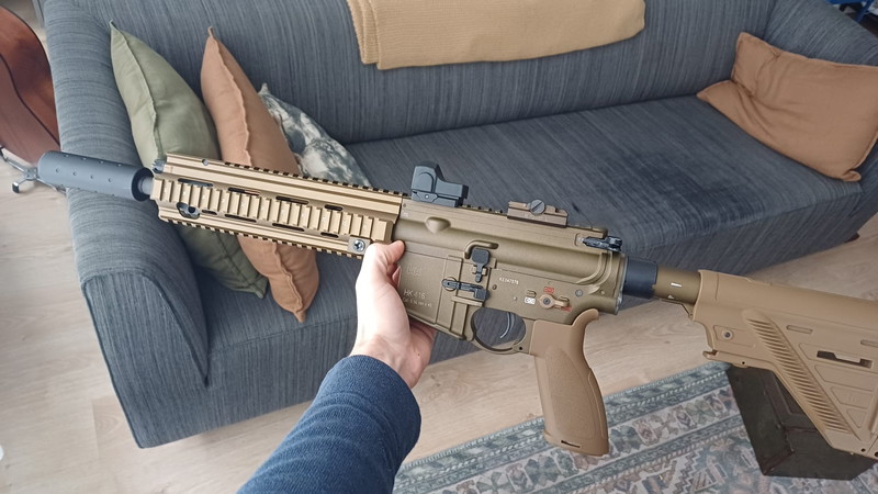 Imagen 1 de VFC HK416 A5 Bronze RAL 8000 FDE (Full Metal) - geupgraded